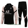 Paris Saint-Germain Trenings Collegegenser Set 2021-22 Kvart-Zip Svart Rosa - Herre